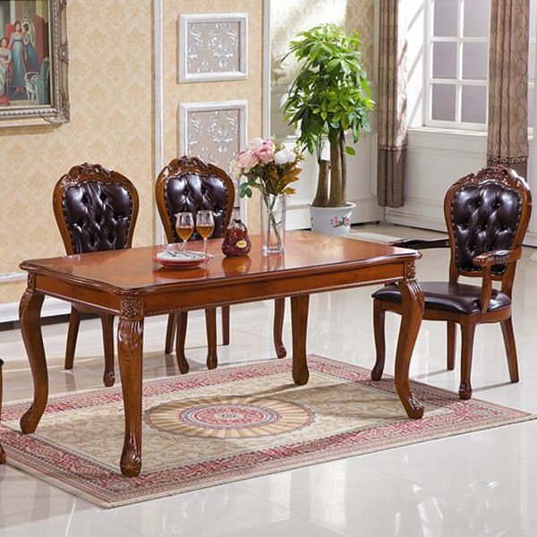 Victorian Leather Armless Dining Chairs Upholstered Side Chairs (Set of 2) Clearhalo ' kitchen&dining_furn' 'Dining Chairs' 'Dining Tables & Seating' 'dining_chair' 'furn' 'furn_dining_chair' 'Furniture' 'furniture_dining_chair' 'Kitchen & Dining Furniture' 'kitchen' 1200x1200_7361e9fc-195a-49ad-9489-68d536bdd4ab