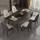 Modern 1/2/7 Pieces Dining Set Rectangle Stone Dining Table for Dining Room