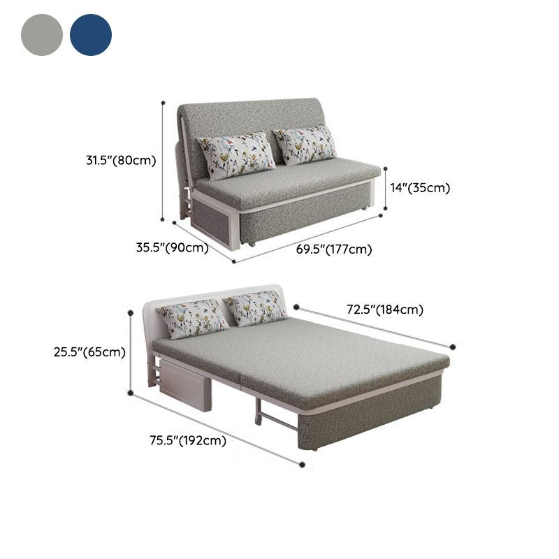 SOFA LINEN BED BACCHINO SCADINAVO SPETLE STONE STONNO DI STANDE, LUDE 35,43 "