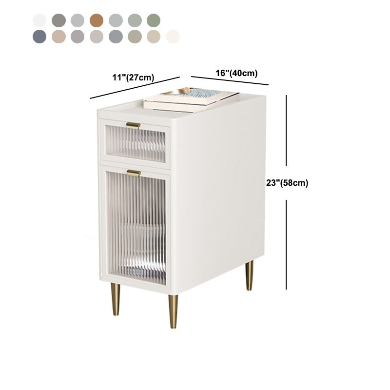 Modernismo cassetto tavolo da notte tavolo da letto in legno massiccio