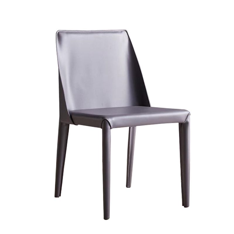 Modern Chair Dining Armless Chairs for Kitchen with Metal Legs Clearhalo 'Dining Chairs' 'Dining Tables & Seating' 'dining_chair' 'furn' 'furn_dining_chair' 'Furniture' 'furniture_dining_chair' 'Kitchen & Dining Furniture' 1200x1200_73681118-0171-4ca7-a869-5c1fbcdbe948