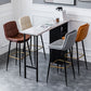 Scandinavian Leather Metal Counter Stools Black Low Back Bar Stools with Footrest Clearhalo 'Bar Furniture' 'Bar Stools' 'bar_stools' 'furn' 'furn_bar_stools' 'Furniture' 'furniture_bar_stools' 'Kitchen & Dining Furniture' 1200x1200_736936da-36a9-4dca-8a74-d23eb1143cdf