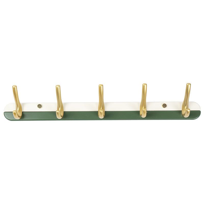 Metal and Wood Coat Hanger Modern Minimalist Home Wall Hanging Coat Rack Clearhalo 'Entry & Mudroom Furniture' 'furn' 'furn_hall_tree_coat_racks' 'Furniture' 'Hall Trees & Coat Racks' 'hall_tree_coat_racks' 1200x1200_736a6a8d-7574-4e06-a0ad-5febb2d3800a