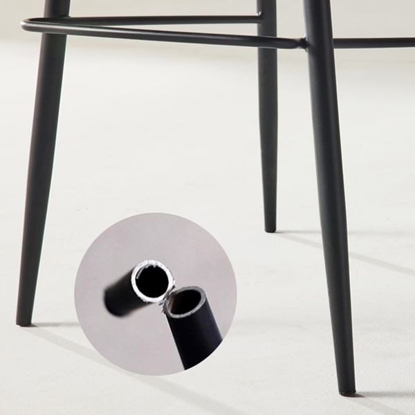 Metal Industrial Kitchen Dining Room Armless Stool Low Back Bar Stool Clearhalo 'Bar Furniture' 'Bar Stools' 'bar_stools' 'Furniture' 'furniture_bar_stools' 'Kitchen & Dining Furniture' 1200x1200_736e50a2-6c66-41aa-a2a2-45a4832964c9