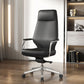 Fixed Arms Desk Chair Modern No Distressing Leather Ergonomic Office Chair