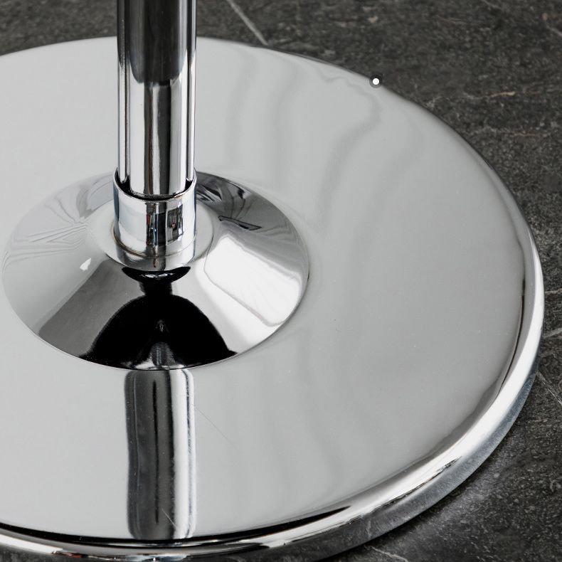 Tavolo da goccia di piedistallo contemporaneo tavolo laterale rotondo per soggiorno