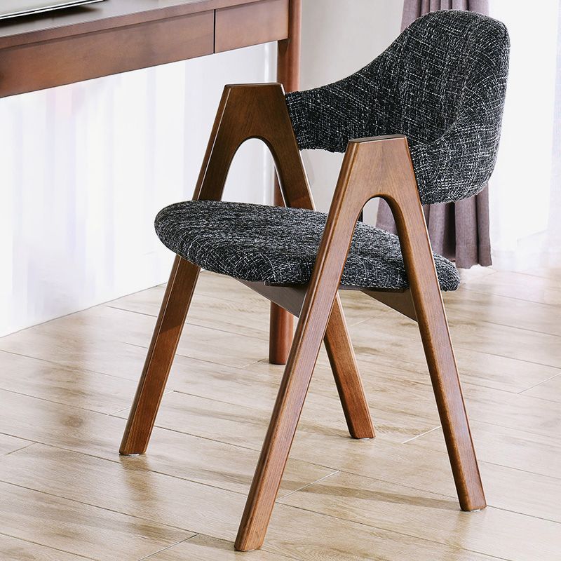 Modern Solid Wood Opening Back Dining Arm Chair Kitchen Dining Arm Chair Clearhalo ' kitchen&dining_furn' 'Dining Chairs' 'Dining Tables & Seating' 'dining_chair' 'furn' 'furn_dining_chair' 'Furniture' 'furniture_dining_chair' 'Kitchen & Dining Furniture' 'kitchen' 1200x1200_73731662-942b-43cb-a5ba-5428f637b577