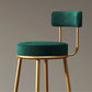 Nordic Design Low Back Armless Stools with Cushion Upholstered Counter Height Stool Clearhalo 'Bar Furniture' 'Bar Stools' 'bar_stools' 'furn' 'furn_bar_stools' 'Furniture' 'furniture_bar_stools' 'Kitchen & Dining Furniture' 1200x1200_7373b2c7-1101-4d20-9456-3911807b0b81