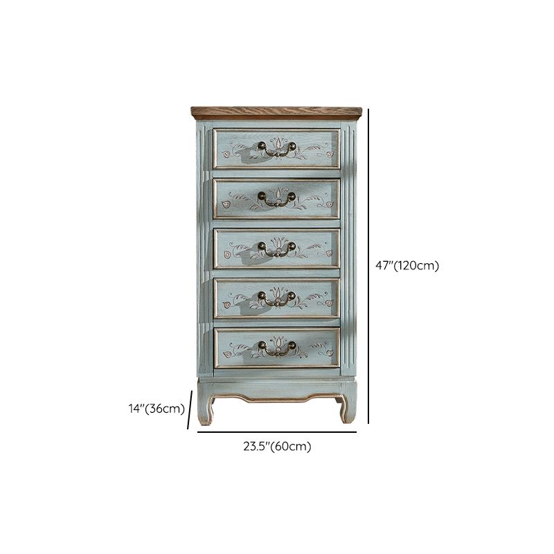Coastal Storage Chest Dresser Solid Wood Dresser with 5/7 Drawers , 14.04 Inch W Clearhalo 'Bedroom Furniture' 'Dressers & Chests' 'dressers_chests' 'furn' 'furn_dressers_chests' 'Furniture' 1200x1200_7373d4d8-8fe8-4c21-9e15-6b17a496ac52