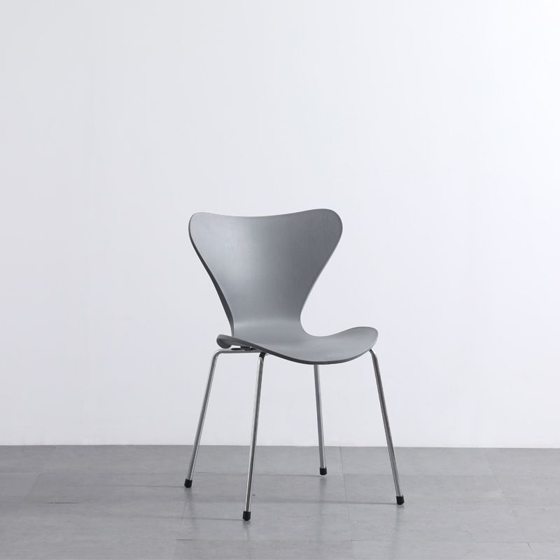 Modern Armless Side Chairs with 4 Black Finish Legs Plastic Solid Chairs for Home Use Clearhalo ' kitchen&dining_furn' 'Dining Chairs' 'Dining Tables & Seating' 'dining_chair' 'Furniture' 'furniture_dining_chair' 'Kitchen & Dining Furniture' 'kitchen' 1200x1200_7374bd5f-ea2d-471e-badc-1dab9e21c15b