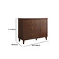 16 "D Commotte de rangement de rangement marron moderne avec tiroirs