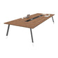 Modern Manufactured Wood Desk Rectangular Office Desk with Metal Legs