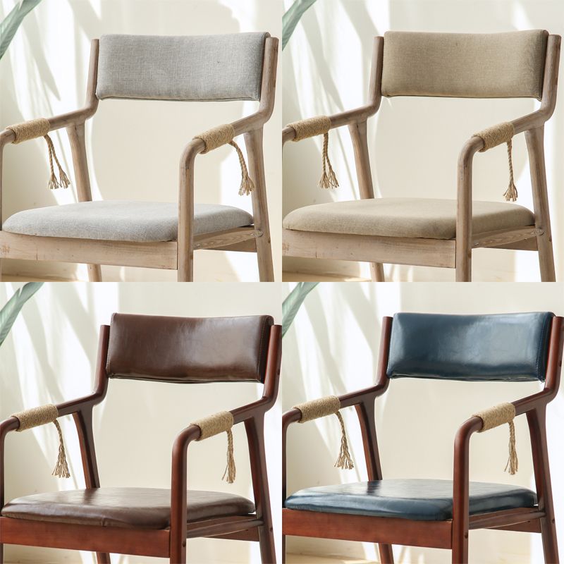 Traditional Style Wood Chair Set Open Back Arm Kitchen Dining Room Chairs Clearhalo ' kitchen&dining_furn' 'Dining Chairs' 'Dining Tables & Seating' 'dining_chair' 'furn' 'furn_dining_chair' 'Furniture' 'furniture_dining_chair' 'Kitchen & Dining Furniture' 'kitchen' 1200x1200_737b77da-6e93-4287-8940-a5c918db01f6