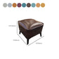 Mid-Century Modern Pouf Ottoman Faux Leather Upholstered Square Ottoman with Chair Legs Clearhalo 'furn' 'furn_ottomans_poufs' 'Furniture' 'Living Room Furniture' 'Ottomans & Poufs' 'ottomans_poufs' 1200x1200_737d5608-f408-4d0e-9bf7-1faa2f6dd768