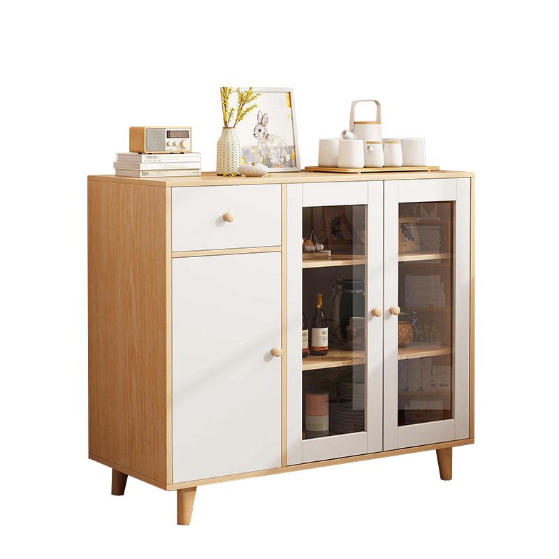 Servidor de comedor de estilo moderno servidor de madera de ingeniería para sala de estar