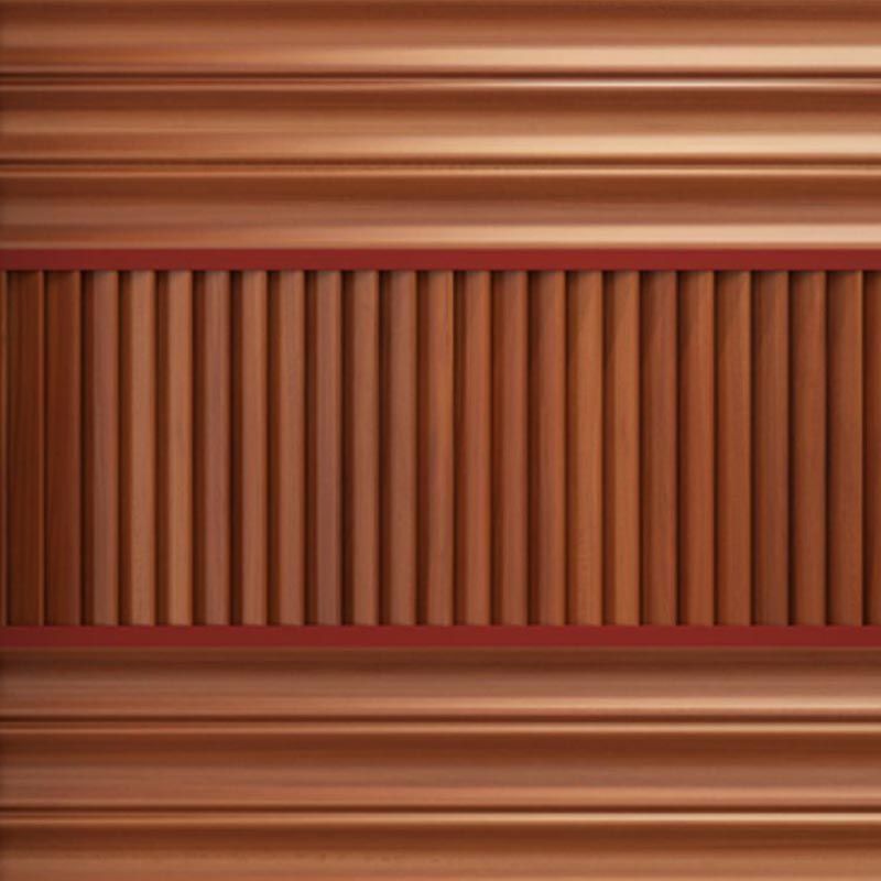 Armadio contemporaneo marrone armadio armadio ingegnerizzato in legno.