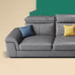 Contemporary Faux Leather Sofa Right Hand Facing Sectional for Apartment Clearhalo 'furn' 'furn_sectionals' 'Furniture' 'furniture_sectionals' 'Living Room Furniture' 'Sectionals' 1200x1200_737eb35b-51a2-471f-837e-7236b93fbcbb