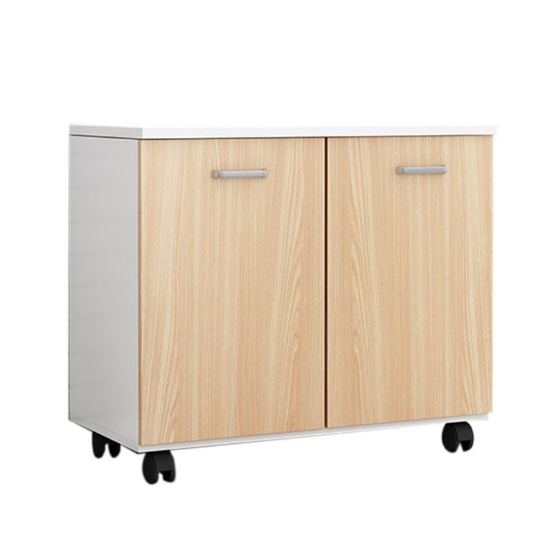 Nordic Style -Dateischrank Holzrahmen vertikaler Aktenschrank mit Speicher