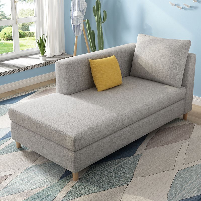 Solid Color Chaise Lounge Chair Square Arm Chaise for Bedroom Clearhalo 'Chairs & Seating' 'Chaise Lounge' 'chaise_lounge' 'furn' 'furn_chaise_lounge' 'Furniture' 'Living Room Furniture' 1200x1200_7380c593-17df-495d-b8d5-35754dfbe406