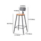 Trestle Solid Wood Counter Set 1/2/5 Pieces Natural Glam Indoor Table and Stool Set Clearhalo 'Bar Furniture' 'furn' 'furn_home_bar_bar_sets' 'Furniture' 'Home Bars & Bar Sets' 'home_bar_bar_sets' 'Kitchen & Dining Furniture' 1200x1200_73814928-e79a-456d-819d-4b50a6ec4709