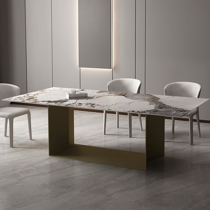 Glam 1/2/3/4/5 Pieces Dining Set Sintered Stone Dining Table Set Clearhalo 'Dining Room Sets' 'Dining Tables & Seating' 'dining_room_set' 'furn' 'furn_dining_room_set' 'Furniture' 'furniture_dining_room_set' 'Kitchen & Dining Furniture' 1200x1200_73890400-2967-4df1-bb0e-62958a30a8c5