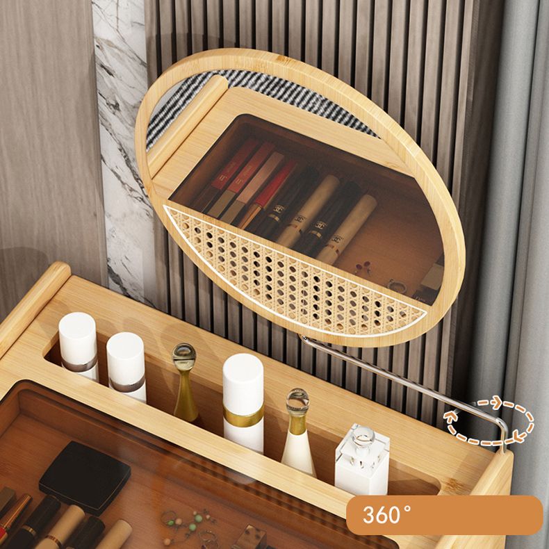 Mident secolo moderno moderno tavolo da trucco vanità per vanità mirrorl con cassetti per la camera da letto