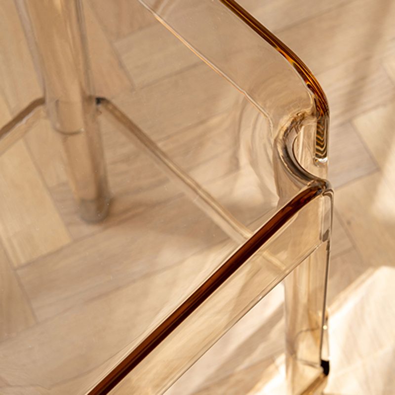 Nordic Style Stackable Barstool Transparent Plastic Bar Stool for Dinning Room Clearhalo 'Bar Furniture' 'Bar Stools' 'bar_stools' 'furn' 'furn_bar_stools' 'furniture_bar_stools' 'Kitchen & Dining Furniture' 'kitchen&dining_furn' 'kitchen' 'kitchen_furn' Furniture' 1200x1200_7391b7e1-3948-4647-9025-e44c30828db6