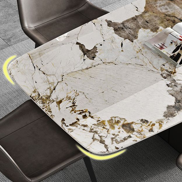 Glam Dinette Set for Dining Room 1/2/3/7 Pieces Glossy White Dining Table Set Clearhalo 'Dining Room Sets' 'Dining Tables & Seating' 'dining_room_set' 'furn' 'furn_dining_room_set' 'Furniture' 'Kitchen & Dining Furniture' 1200x1200_73958a36-5d40-4eff-aca8-ef6dbffd1df6