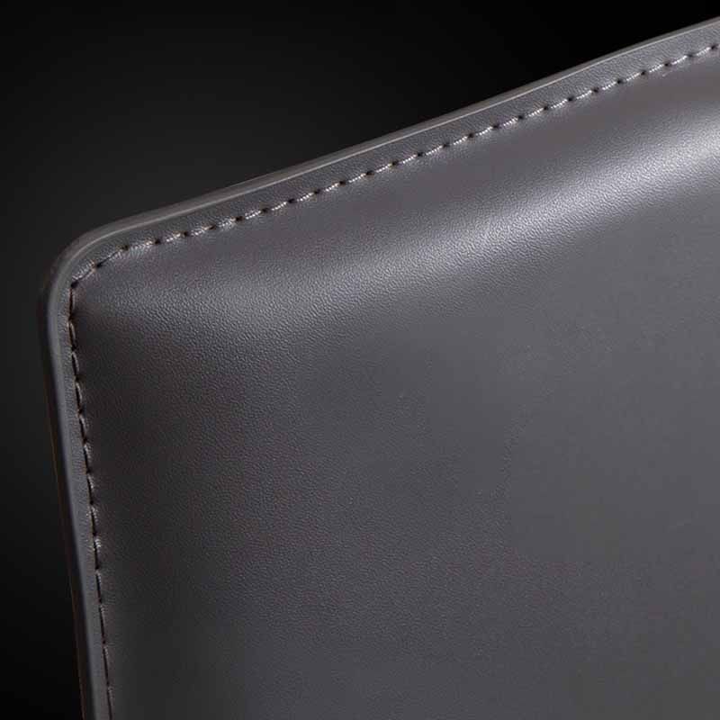 Designer Style Restaurant Solid Back Side Chair Saddle Leather Dining Chair Clearhalo ' kitchen&dining_furn' 'Dining Chairs' 'Dining Tables & Seating' 'dining_chair' 'furn' 'furn_dining_chair' 'Furniture' 'furniture_dining_chair' 'Kitchen & Dining Furniture' 'kitchen' 1200x1200_7396602c-9837-45d4-8258-7dd8a2f1cef6