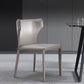 Contemporary Style Chair Armless Wingback Side Chair with Metal Legs for Home