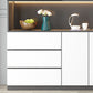 Modern Sideboard Cabinet Faux Wood Sideboard with Doors for Kitchen Clearhalo 'buffet_sideboard' 'Buffets & Sideboards' 'furn' 'furn_buffet_sideboard' 'Furniture' 'Kitchen & Dining Furniture' 1200x1200_739c24d2-b3f0-4661-bb4b-eb29ec853d64