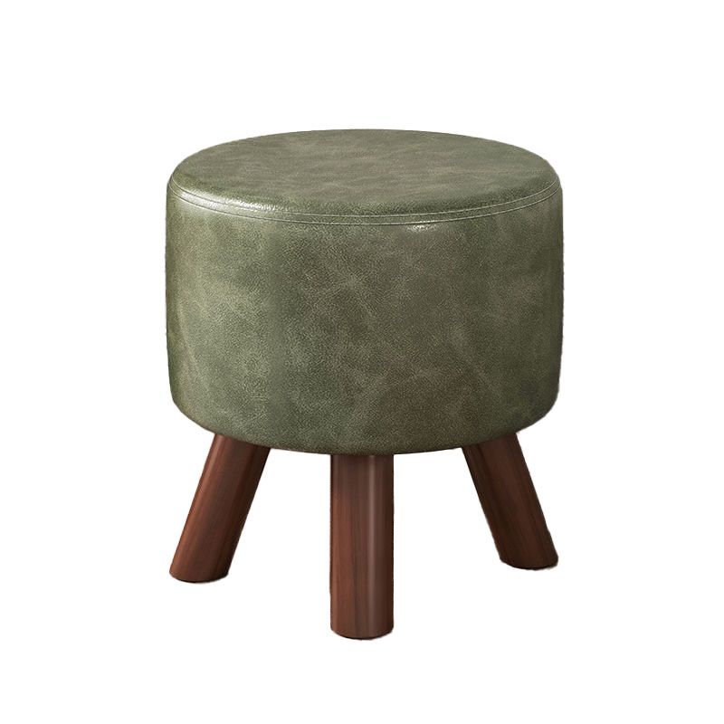 Faux Leather Standard Square / Round Pure Color Standard for Drawing Room Clearhalo 'furn' 'furn_ottomans_poufs' 'Furniture' 'Living Room Furniture' 'Ottomans & Poufs' 'ottomans_poufs' 1200x1200_739d7cc4-86cf-4a58-a897-38e6dfec5857