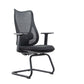 Sedia da scrivania moderna larga 25" Sedia da ufficio AirGrid nera traspirante