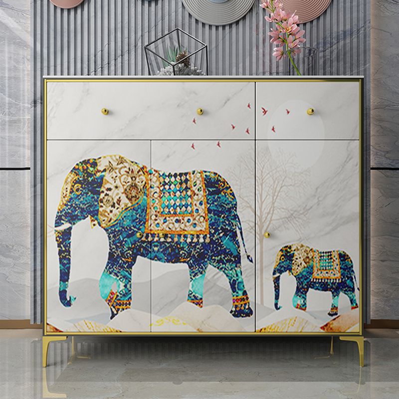 Glam Sideboard Cabinet Stone Sideboard with Drawers for Living Room Clearhalo 'buffet_sideboard' 'Buffets & Sideboards' 'furn' 'furn_buffet_sideboard' 'Furniture' 'Kitchen & Dining Furniture' 1200x1200_73a614f7-240d-4cc7-9305-2d5d27d9a75a