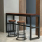 Industrial Armless Backless Counter Stool Iron Cashier Bar Stool with Seat and Pedal Clearhalo 'Bar Furniture' 'Bar Stools' 'bar_stools' 'furn' 'furn_bar_stools' 'Furniture' 'furniture_bar_stools' 'Kitchen & Dining Furniture' 1200x1200_73a79eef-32b8-4c4c-b935-094461aa286d