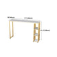 Glam Style Rectangle Counter Table Marble Top 42-inch Height Table for Living Room Clearhalo 'Bar Furniture' 'Bar Tables' 'bar_tables' 'furn' 'furn_bar_tables' 'Furniture' 'furniture_bar_tables' 'Kitchen & Dining Furniture' 'kitchen&dining_furn' 'kitchen' 1200x1200_73a7ed10-4733-44a6-a7c9-7d1ed8383027