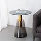 25.2" Tall Contemporary Style Side End Table Glass Pedestal Round Sofa Side Accent Table Clearhalo 'Coffee & Accent Tables' 'End & Side Tables' 'end_side_tables' 'furn' 'furn_end_side_tables' 'Furniture' 'Living Room Furniture' 1200x1200_73aa39a4-a0a8-49a0-b5fc-50b99345525f
