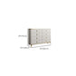 15,21-inch W eigentijdse opbergkist Stenen opbergkist dressoir