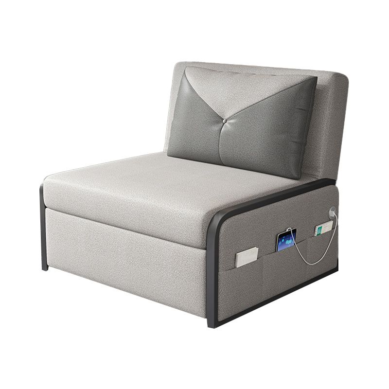 Faux Lederfärbung widerstandsfähiger zeitgenössischer armloser Bettsofa Couch