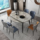 Sintered Stone Top Extendable Round Kitchen Table Modern Dining Table with 4 Legs Clearhalo ' dining_table' 'Dining Tables & Seating' 'Dining Tables' 'furn' 'furn_dining_table' 'Furniture' 'furniture_dining_table' 'Kitchen & Dining Furniture' 'kitchen&dining_furn' 'kitchen' 'kitchen_dining_table' 1200x1200_73afeb05-cd3f-4404-b9be-d569bbb9f637