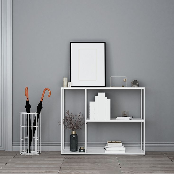 9,84 "W tavolo di accento console moderno tavolo console di finitura antica in metallo