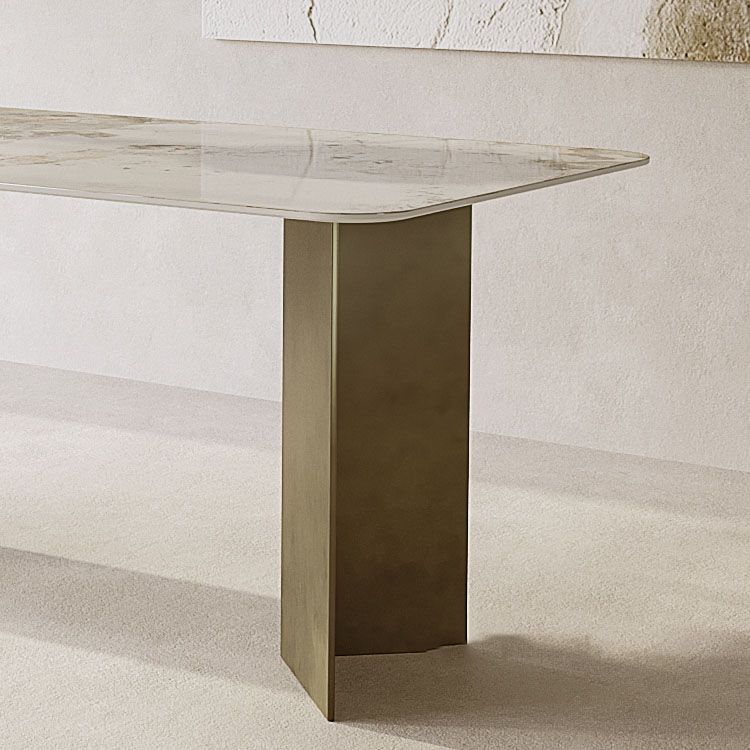 Ensemble de table à manger en pierre péout