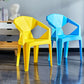 Contemporary Stackable Plastic Chair Slat Back Kitchen Arm Chair Clearhalo 'Dining Chairs' 'Dining Tables & Seating' 'dining_chair' 'Furniture' 'furniture_dining_chair' 'Kitchen & Dining Furniture' 1200x1200_73b28285-7f93-4588-a18b-9fe4e9c73394