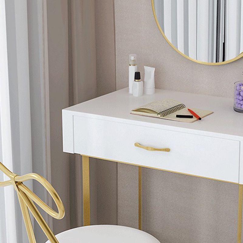 15,74 "Contatore di trucco largo con tavoli da vanità a specchio con cassetti di archiviazione