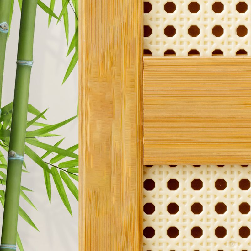 Traditional Natural Wood Wardrobe Freestanding Wardrobe with Soft Close Doors