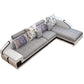 129.1"L X 70.8"W X 32.2"H Fabric Sectional Pillow Top Arm Sofa for Living Room Clearhalo 'Furniture' 'furniture_sectionals' 'kitchen' 'kitchen_sectionals' 'Living Room Furniture' 'Sectionals' 1200x1200_73b8389d-51b3-4d1a-b09c-002e543cb25e