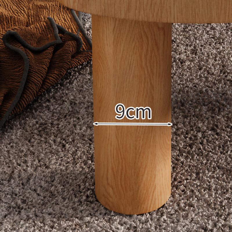 Nordic 3 Legs Cocktail Table Solid Wood Geometric Single Coffee Table Clearhalo 'Coffee & Accent Tables' 'Coffee Tables' 'coffee_tables' 'furn' 'furn_coffee_tables' 'Furniture' 'Living Room Furniture' 1200x1200_73b8a2f7-1594-4895-b1ec-ab8e208722a3