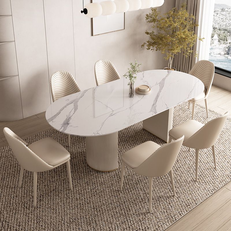 1/4/5/7 Pcs Dining Table Furniture Sintered Stone Dining Table Set Clearhalo 'Dining Room Sets' 'Dining Tables & Seating' 'dining_room_set' 'furn' 'furn_dining_room_set' 'Furniture' 'furniture_dining_room_set' 'Kitchen & Dining Furniture' 1200x1200_73b9a8cd-2271-433a-8a8e-844c99319a21