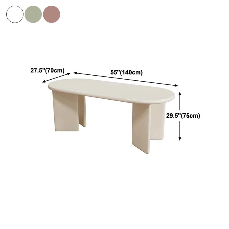Contemporary Artificial Wood Top Oval Dinette Table Simple Dining Table for Living Room Clearhalo 'Dining Tables & Seating' 'Dining Tables' 'dining_table' 'furn' 'furn_dining_table' 'Furniture' 'furniture_dining_table' 'Kitchen & Dining Furniture' 'kitchen' 'kitchen_dining_table' 1200x1200_73bc7c19-9d72-42ea-93c6-09df9c8c3974