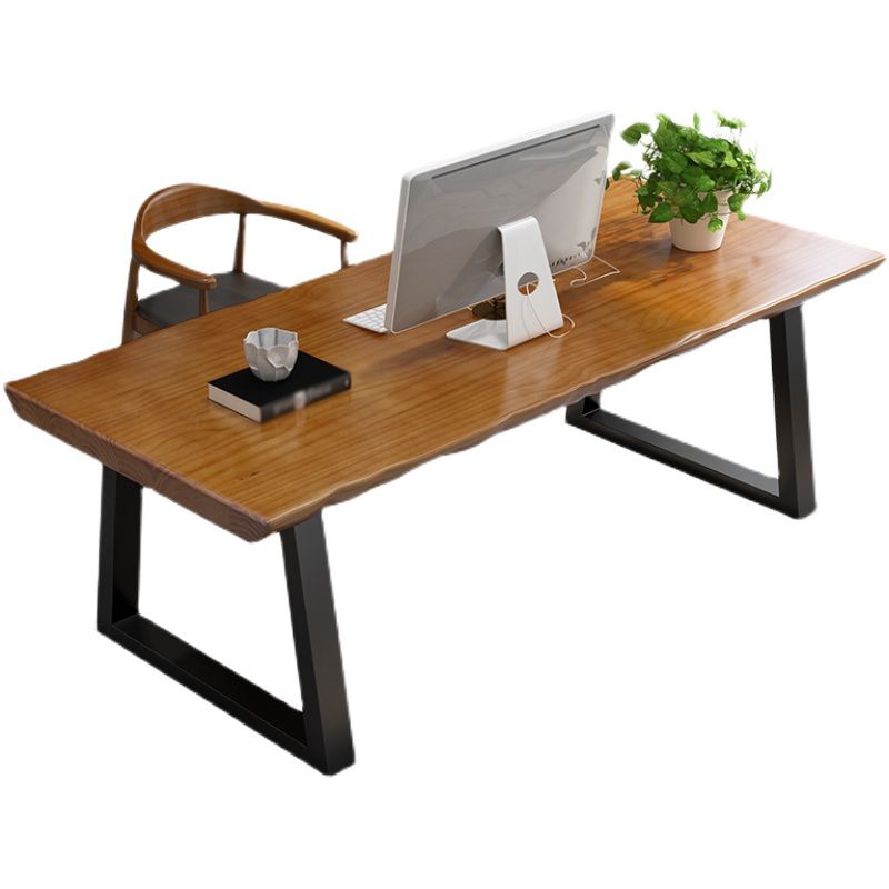 Home Office Study Table Modern Style Fixed Free Form Writing Desk Clearhalo 'furn' 'furn_office_desk' 'Furniture' 'furniture_office_desk' 'Office Desks' 'Office Furniture' 'office_desk' 1200x1200_73bec12d-5b83-49d4-bb87-a96e33e183f2